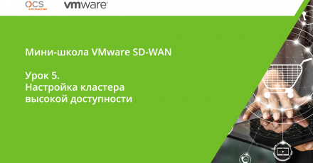 Мини-школа VMware. Урок 5: Настройка высокой доступности VMware SD-WAN HA