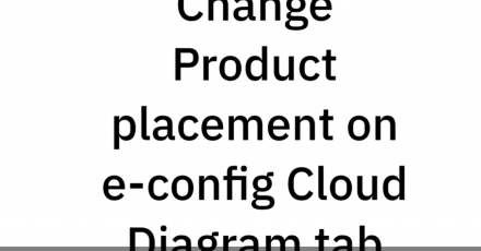 IBM e-config Cloud: Глава 8. Как изменить положение продукта на диаграмме