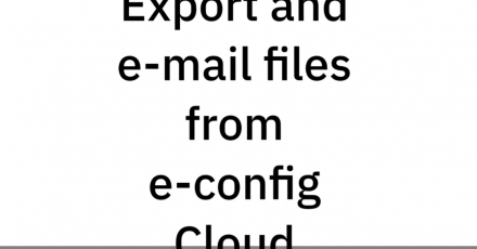 IBM e-config Cloud: Глава 9. Экспорт конфигурационных файлов