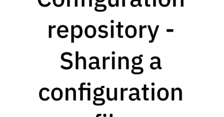 IBM e-config Cloud: Глава 11. Общий доступ к репозиторию