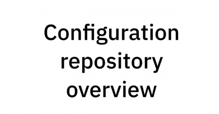 IBM e-config Cloud: Глава 10. Обзор репозитория