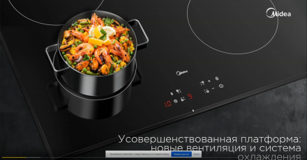 Варочные поверхности Midea