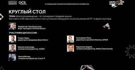 Круглый стол «Импортозамещение – от пионеров к лидерам рынка»