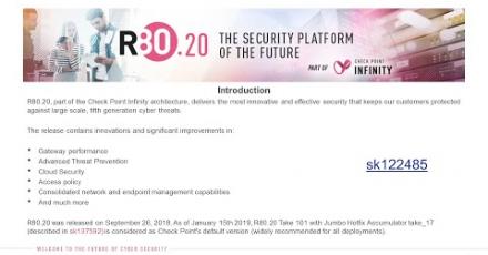 Check Point R80.20