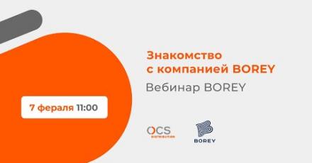 Знакомство с компанией BOREY