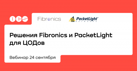 Решения Fibronics и PacketLight для ЦОДов